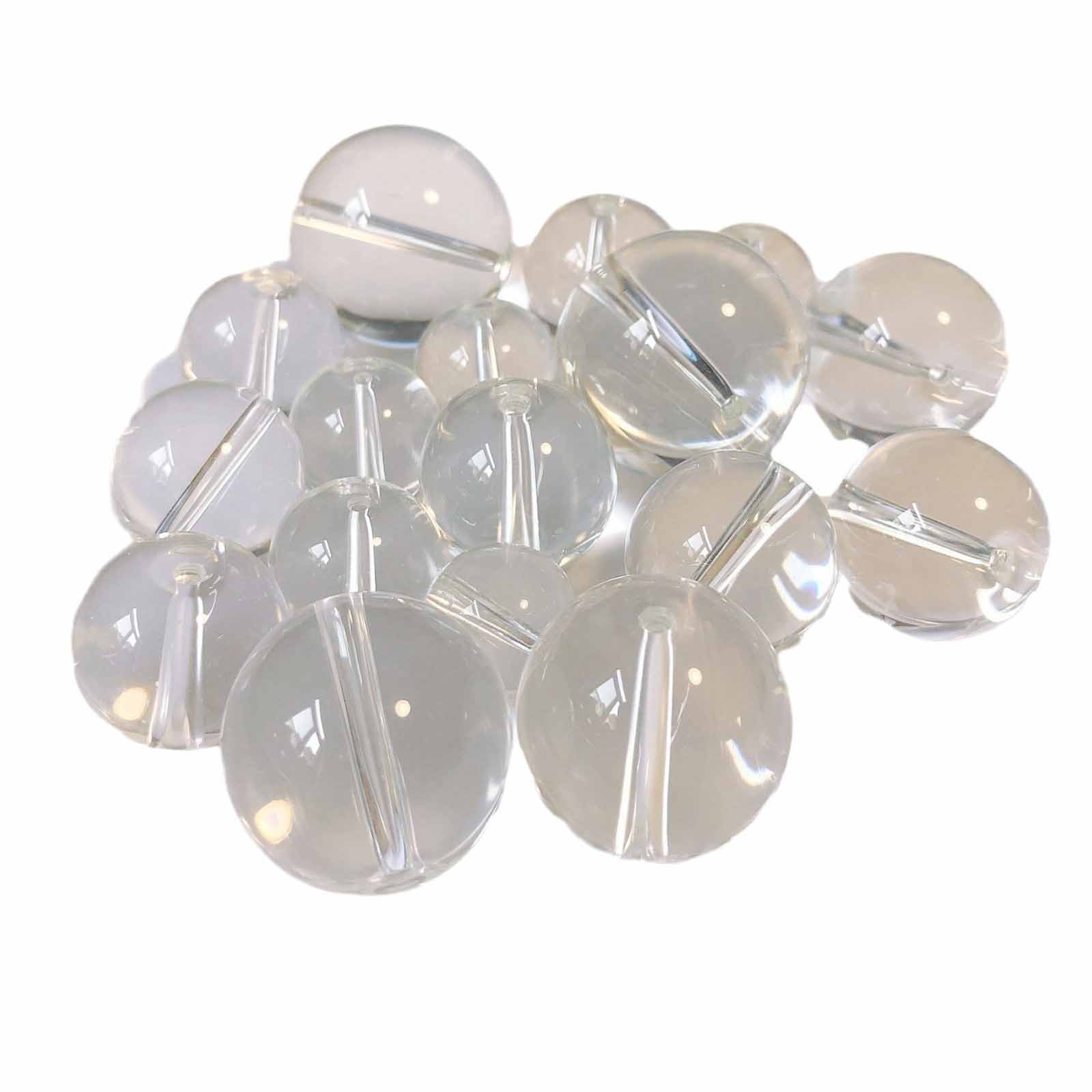 Fiasrel Clear Color Crystal Round Beads 14mm-30mm DIY Jewelry Making