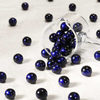 fiasrel 1bundle 10mm Galaxy Glass Beads with Floral Patterns - Porcelain-Like DIY Jewelry 