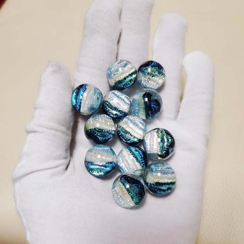 fiasrel 1bundle New Resin Tri-Color Oil Painting Beads Premium DIY Loose Beads for Bracelets Phone Charms & Jewelry Accessories