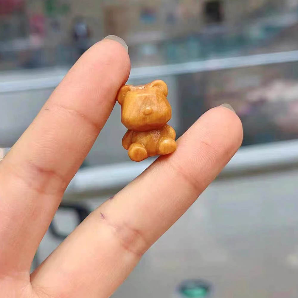 Fiasrel Sandalwood carved bear accessories