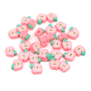 Fiasrel 1000pcs 10mm Fruit soft clay beads - apples