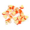 Fiasrel 1000pcs 10mm Fruit soft clay beads - lemon