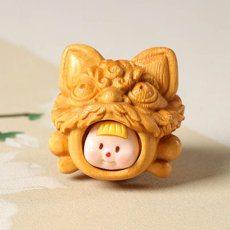 Fiasrel Cute cartoon mangosteen and pomelo ornaments