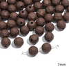 Fiasrel Matte coffee-colored ceramic diy beads