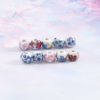 Fiasrel 6mm 10pcs Blue and white ceramic beads