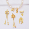 Fiasrel DIY Lotus bow Drop Pendant