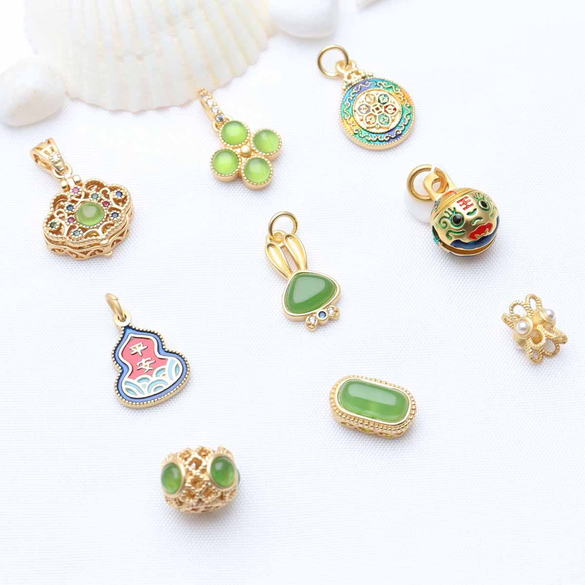 Fiasrel DIY Beaded pendant Drop Pendant