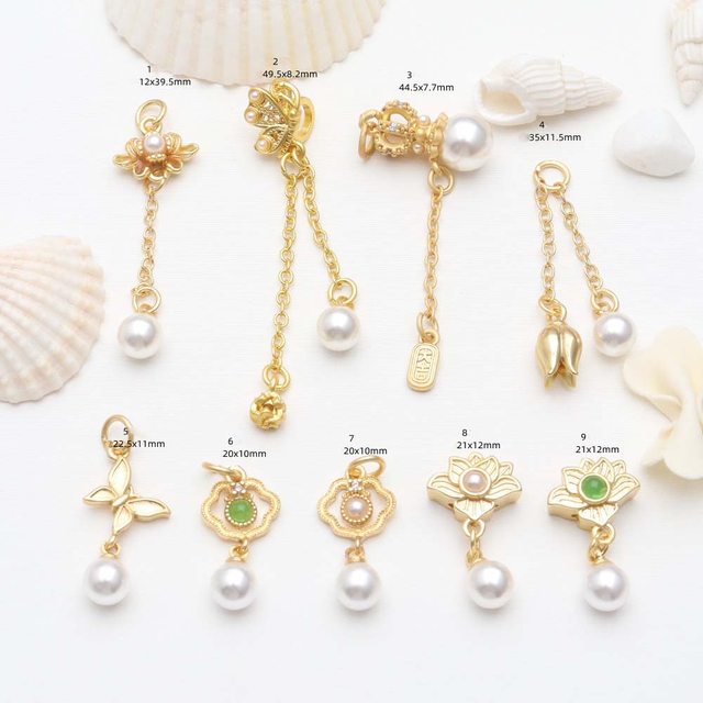 Fiasrel DIY Pearl pendant Drop Pendant