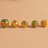 Fiasrel Hollow ball spacer beads-3 Drop Pendant
