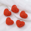 Fiasrel 4pcs Loving soft clay DIY Shamballa Beads