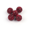 Fiasrel 10pcs Fully drilled clay balls DIY Shamballa Beads