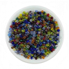 Fiasrel 2/3/4mm Glass Transparent Seed Beads - Bulk Loose Beading 