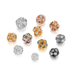 Fiasrel 30pcs 6/8/10mm Soft clay drill balls DIY Shamballa Beads