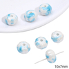 Fiasrel Ceramic blue beads