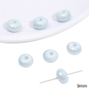 Fiasrel Blue geometric ceramic beads