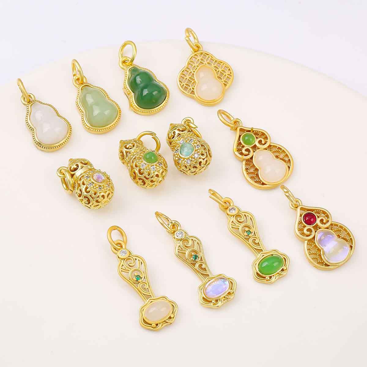 Fiasrel DIY Hollowed-out ruyi pendant