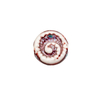 Fiasrel Snail-patterned Empress ceramic beads