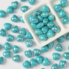 Fiasrel Shiny heart-shaped ceramic beads