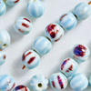 Fiasrel Watermelon beads, ceramic beads