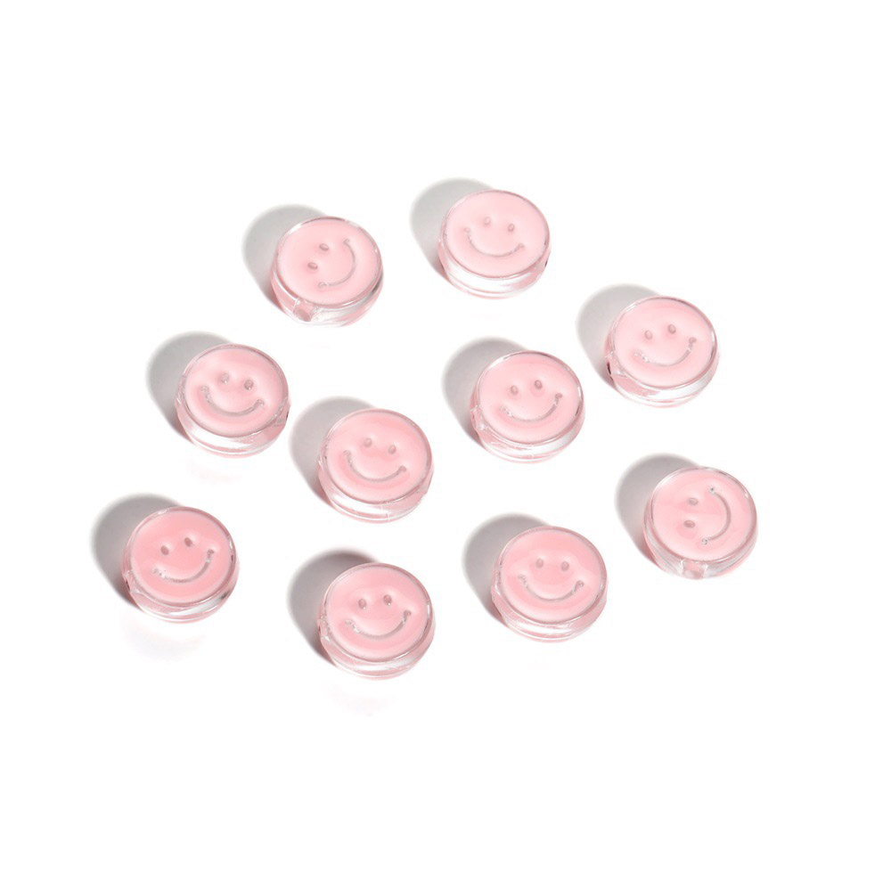 Fiasrel 20mm A perforated smiley face bead