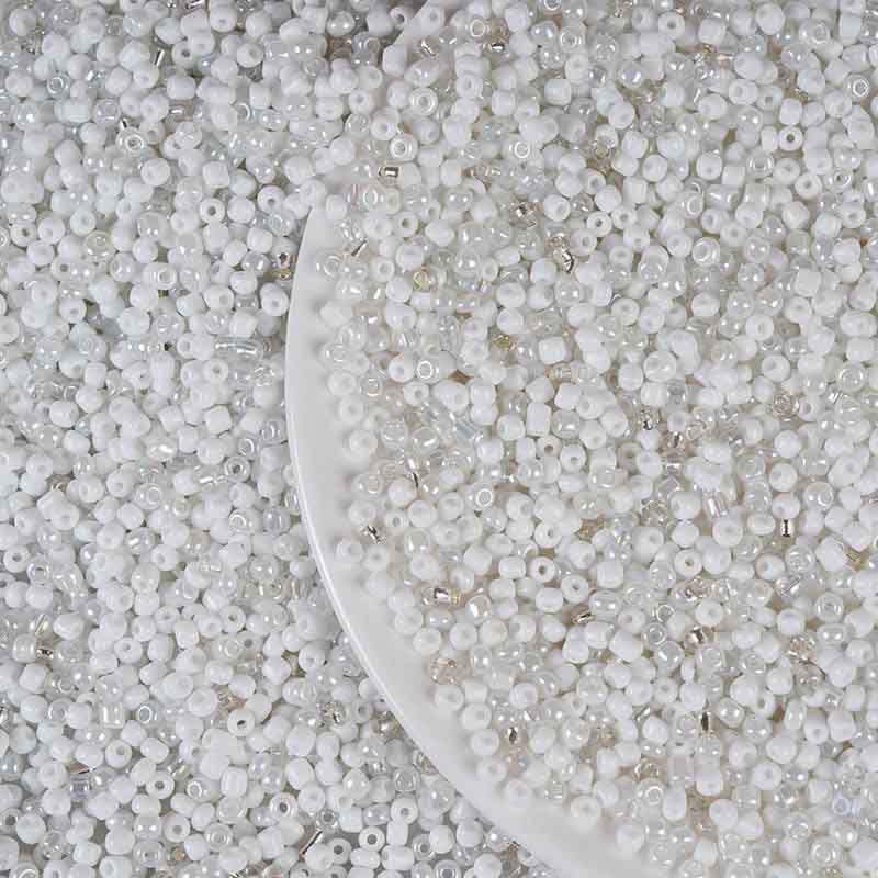 Fiasrel 3/4mm Multicolor Seed Beads for Handmade DIY