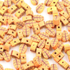 Fiasrel Yellow maple leaf pumpkin soft clay beads