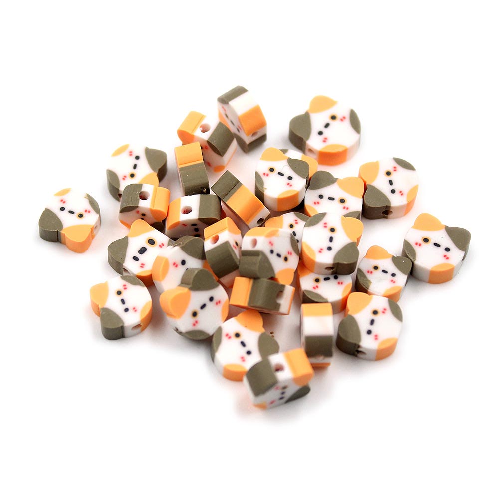 Fiasrel 1000pcs Children's diy bear soft clay beads