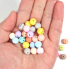 Fiasrel 10-18mm Colorful cartoon smiling face beads