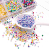 Fiasrel 2mm Multi-Color Glass Seed Beads - DIY Craft Beads