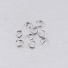 Fiasrel 100pcs Stainless steel connecting ring