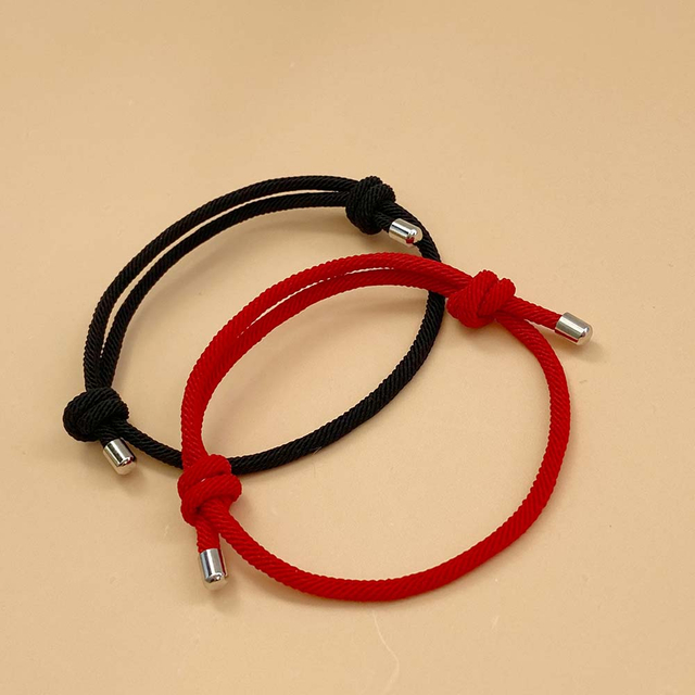 Fiasrel 10pcs Adjustable couple bracelets