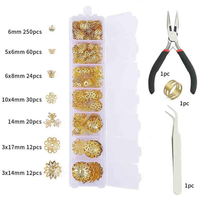 Fiasrel 7-grid flower tray and tool set box accessory