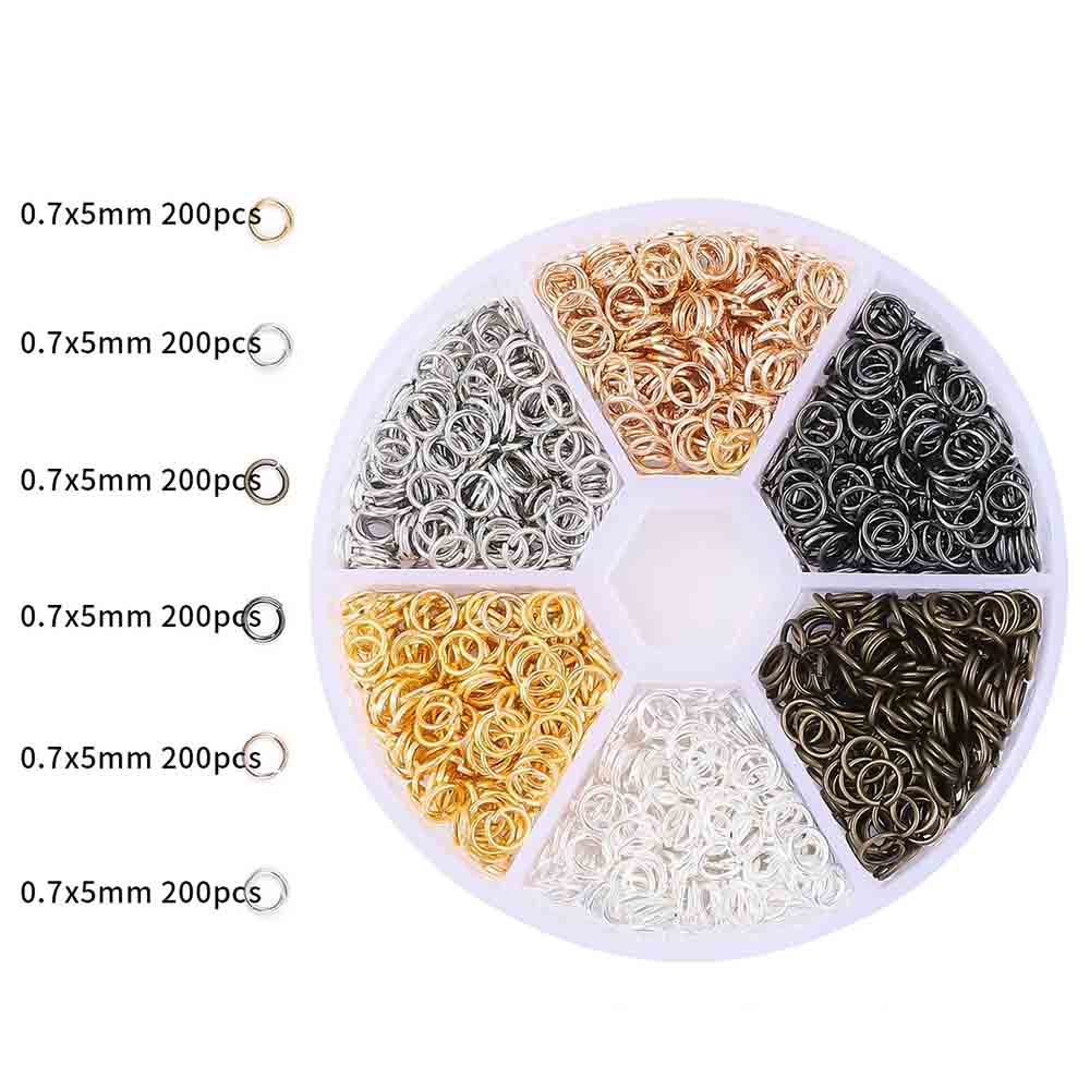 Fiasrel The material of the 6-compartment open connection loop box bracelet