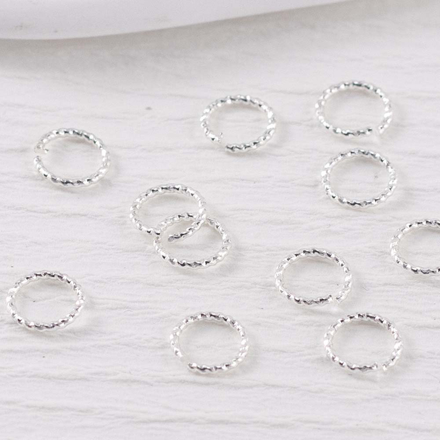 Fiasrel 100pcs 18k gold-plated patterned open ring