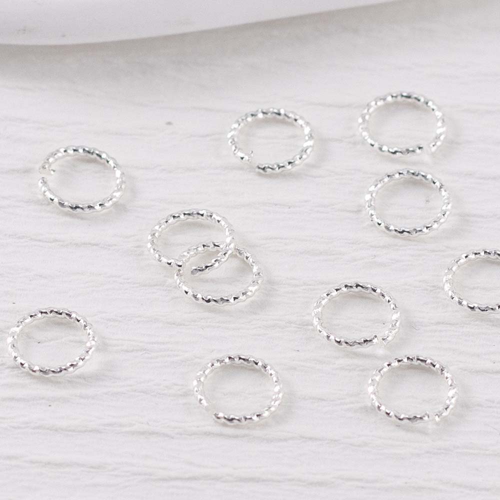 Fiasrel 100pcs 18k gold-plated patterned open ring