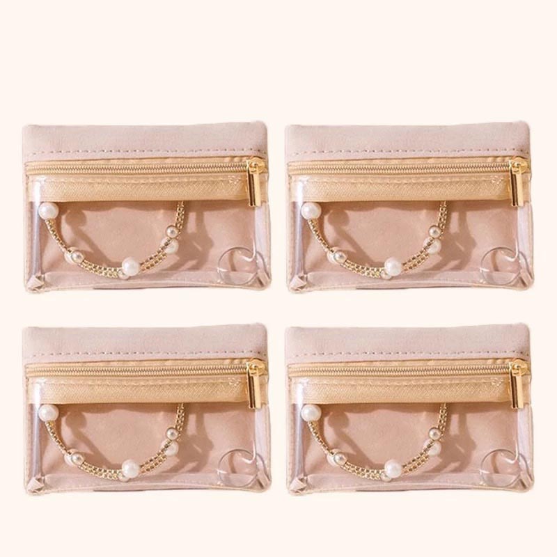 Fiasrel 11*8cm High-end sealed jewelry bag made of flannel