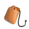 Fiasrel Drawstring top layer cowhide storage bag