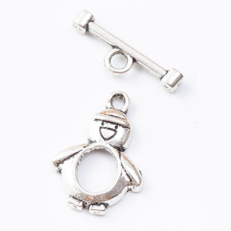Fiasrel 10pcs Stainless Steel OT Clasp Toggle Clasps