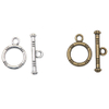 Fiasrel 10pcs Alloy OT Toggle Clasp for Beaded Necklace Bracelet Jewelry Making