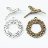 Fiasrel 10pcs Stainless Steel Hummingbird OT Toggle Clasps