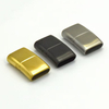 Fiasrel 5pcs Jewelry Bracelet Magnetic Gold Clasp Leather Bracelet Clasp Stainless Steel Magnetic Clasps for Jewelry Making