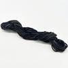 Fiasrel 2.5mm DIY Handmade Macrame Braided Cord String Polyester Nylon Thread with Golden Thread