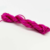 Fiasrel 2mm 10yards Nylon Cord Thread Chinese Knot Macrame Cord Bracelet Braided String with golden thread