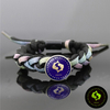 Fiasrel Twelve Constellation Bracelet Multi-Layered Luminous Reflective Alloy Bracelets