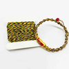 Fiasrel 20yards Colorful Nylon Gold Thread Decorative Twisted Round Rope for DIY Jewelry Making Woven Bracelet