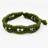 Fiasrel Adjustable Mens Outdoor Survival Paracord Bracelet