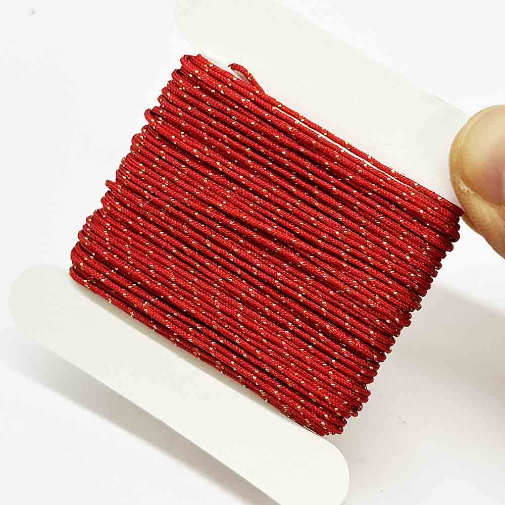 Fiasrel 20yards 0.8mm Bracelet Braided Rope String for DIY Jewelry Making