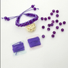 High Quality Fashion Purple Beads Bracelet Thread Package for Women Jewelry Bracelet Making