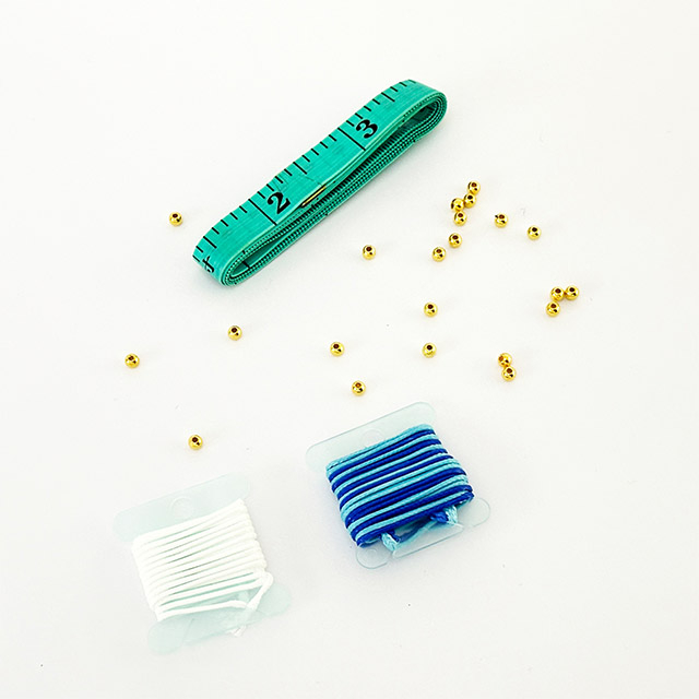 Wholesale Decorative DIY Handmade Braided Rope Gold Beads Bracelet Thread