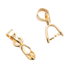 Fiasrel 20pcs Metal Pendant Pinch Gold Claw Bail Clasp for Pendant Necklace Making Accessories